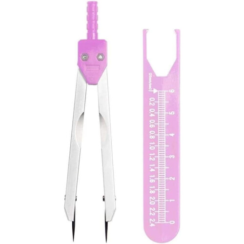 ECG Caliper Electrocardiogram Divider for Nursing Electrocardiographs Random Color 2