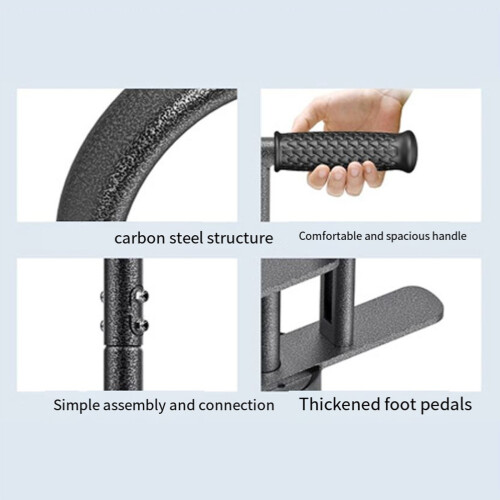 Multiple Functional Steel Soil Farmer Tool With Double Pedals 1
