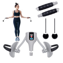 Pelvic Floor Strengthening Device, Pelvic Floor Muscle Trainer, Adjustable Inner Thigh Trainer, Light Gray