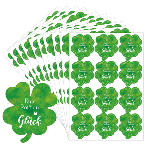 Clovers Decorative Sticker German Lucky Seal Label Sticker Gift