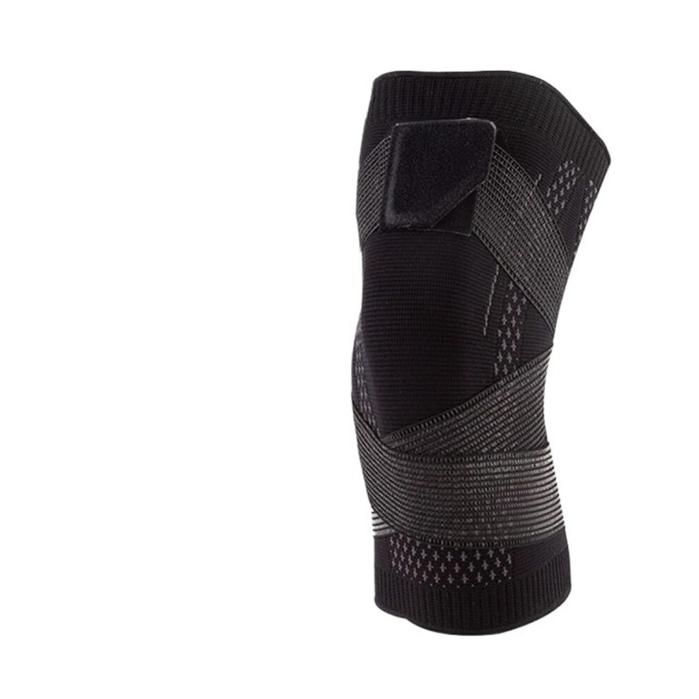 Knee Pads 1 Pcs Compression Knee Pads Basketball Sleeve Protection Elastic Kneepad Brace Spring Support Volleyball Running Silicone (A, Xxl) 9412369678621