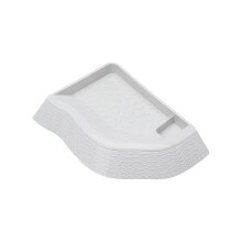 MultiUse Reptiles Bathing Bowl With Feeding Area-marble color