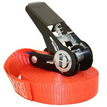 Lashing Strap One Piece 6 m LC 800 daN i.d.U. Red Black Ratchet