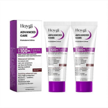 (2PCS) 1-5x Sunscreen SPF 100+, Ultra Light UV Protetion Face Sunscreen, Sunscreen for Face & Body with Broad Spectrum UV Protection