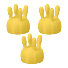 3X PETG Milk Carton Cap Cow Udder Design LeakProof Spouts 3D Printing Caps for Easy Milk Pouring Gold