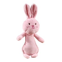 Rattle Plush, Plush Baby Rattle, Animal Rattle, Rabbit Bear Shape Sensory Toy, Educational Grasp Shaker for Girls Pink