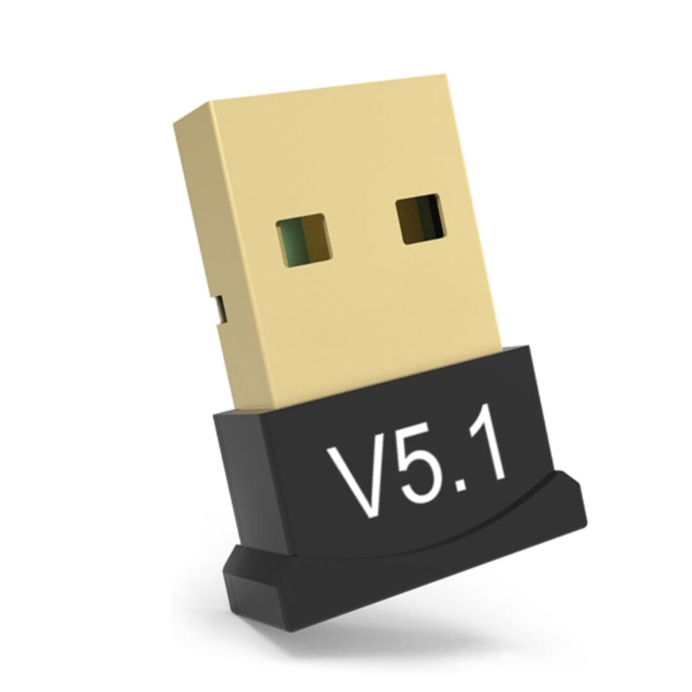 Usb Bluetooth Adapter For Pc, Bluetooth V5.1 Dongle Receiver, Driver For Windows 11/10/8.1/7, Linux, Desktop, Laptop, Mouse, Keyboard 9189345765476