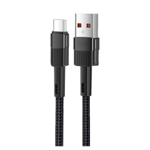 Cablu de încărcare USB C cu radiator de căldură, încărcare rapidă, transfer de date de 7A, cablu USB tip C cu design silențios al