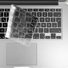 Cosantóir Méarchláir Silicone, Ultra Tanaí 0.12mm, Comhoiriúnach le MacBook Pro 13/16 Orlach Leagan Amach SAM, Comhoiriúnacht le Touch Id,