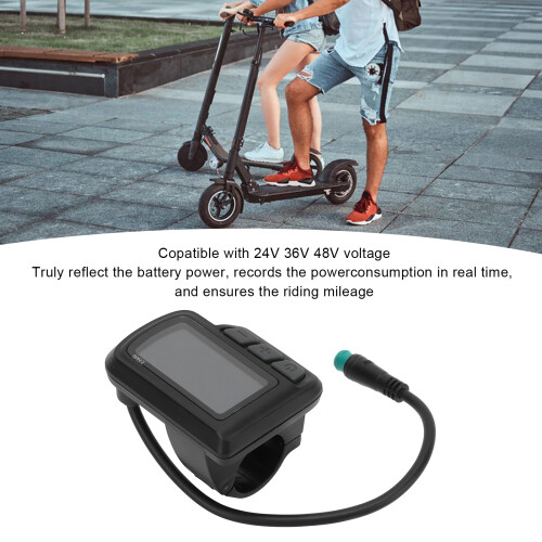 Ηλεκτρική οθόνη LCD για ηλεκτρικό ποδήλατο, οθόνη LCD με βάση πολλαπλών λειτουργιών, 2