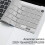 Capa protetora ultrafina para teclado do MacBook Pro de 13 polegadas com Touch Bar, resistente à água e poeira, feita de TPU premium. Compatível 1