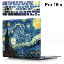 Štýlové maľované ochranné puzdro s tvrdým plášťom pre MacBook Pro Retina (A1398), farebný vzor s povrchom proti odtlačkom prstov