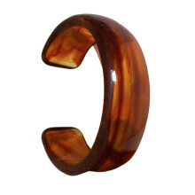 (amber) Practical Wide Acrylic Bangle Bracelets Geometric Bangle Statement Jewelry Suitable for Women Matching Fashion Outfits Multicolor