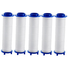 5Pcs Replaceable Shower Head Filters for Hard Water Cotton Material Easy to Install