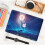 Capa protetora elegante e brilhante para MacBook Pro de 13 polegadas, com design de encaixe e dissipação de calor, película de base ultrafina e 6