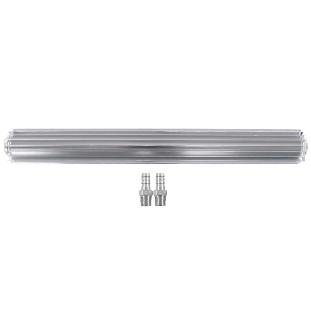 Dual Pass Transmission Oil Cooler Aluminum Finned Construction Universal Fitment High Heat Transfer Rust Resistant Corrosion Resistant Durable 9139052998513