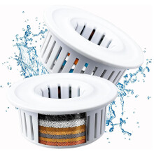 Shower Filter 15Stage Filtration, Removes Chlorine Fluoride, Softens Water (6' S/S)