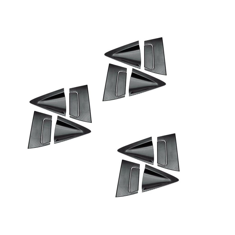 12X Car Carbon Fiber Side Rear Door Handle Cover Bowl Cover For Honda Hr-V Hrv 2016-2018 6031698411872