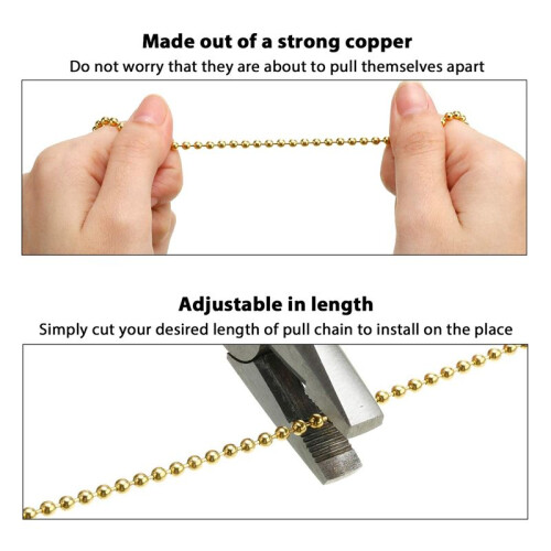 12 Pieces Ceiling Fan Chain Pulls Wooden Pull Chain Extension Pull Chain for Ceiling Light Lamp Fan Chain 2