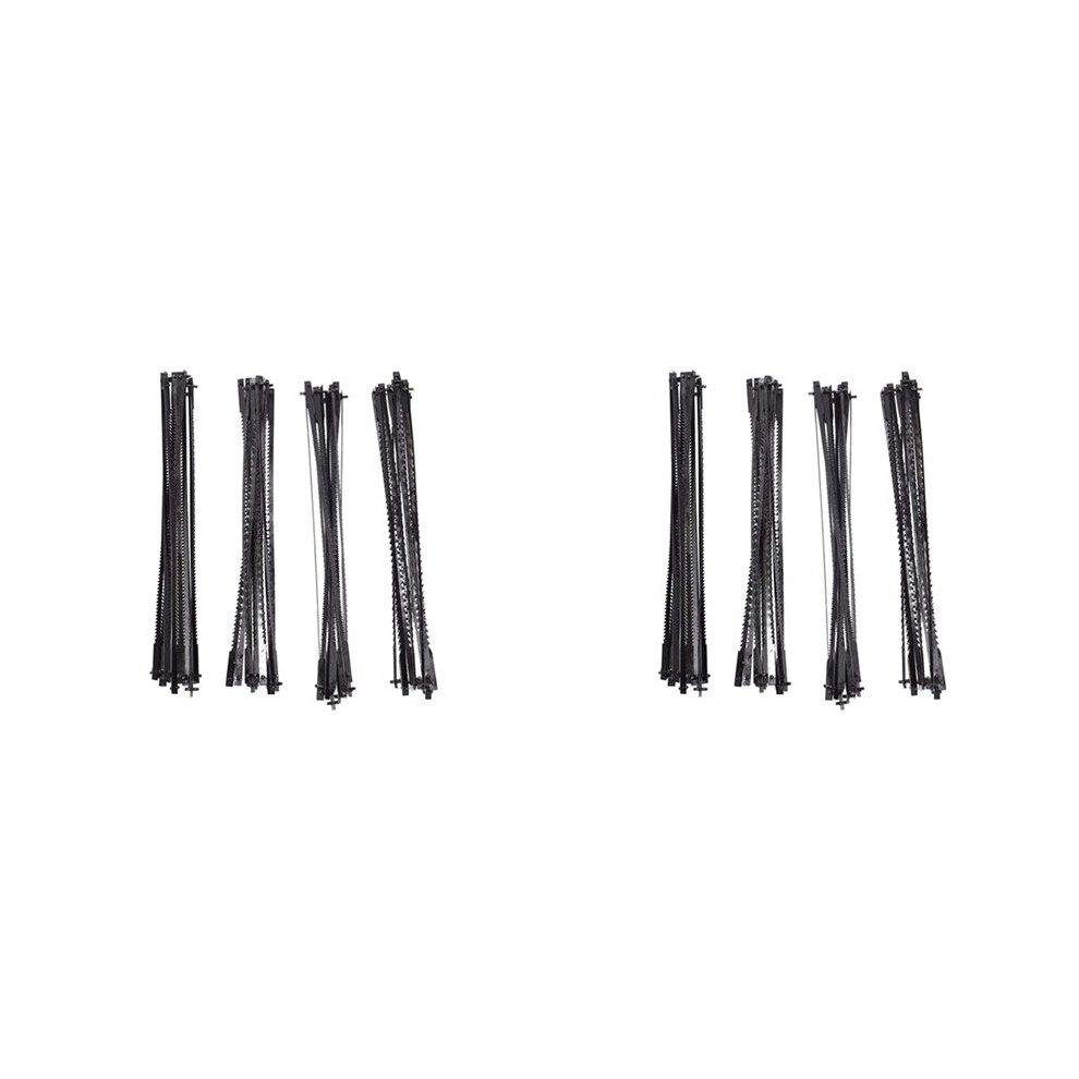 24Pcs 5 Inch Pinned Scroll Saw Blades Tpi 10/15/18/24 Tools Accessories For Woodworking For Diyers 6131555053938