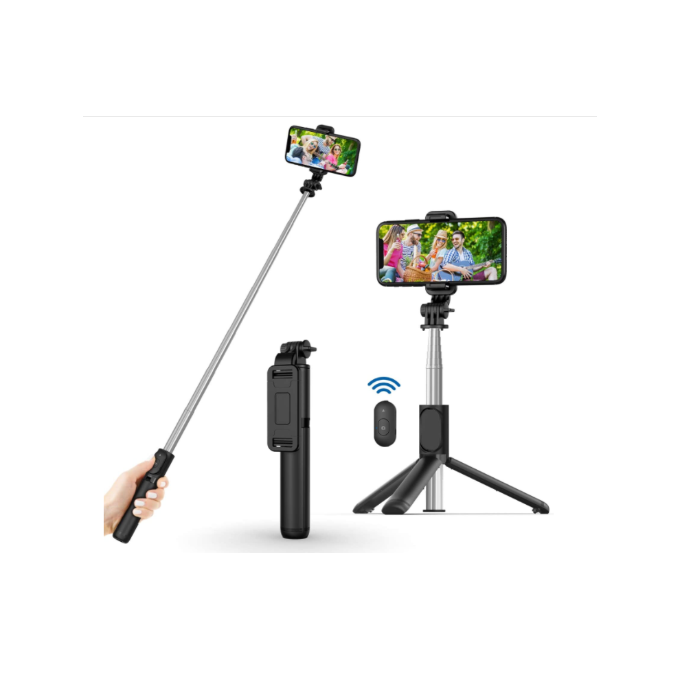 Extendable Selfie Stick Tripod, Lightweight At 150G, Universal Compatibility, Wireless Remote Shutter For Seamless Selfies & Group Photos 9139052054240