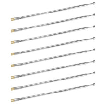 8X Replacement 60cm 4 Sections Telescopic Antenna Aerial for Radio TV