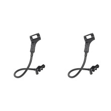 2X Microphone Stand 360 Degree Flexible Gooseneck Microphone Stand Adjustable Desk Mic Arm Stand with Clip