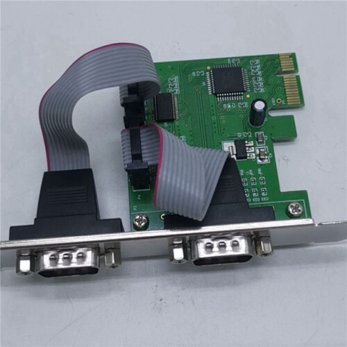 2X Pcie to Two Serial  RS232 Interface Industrial Control Computer Expansion Computer Adapter PCI-E Serial Card 2