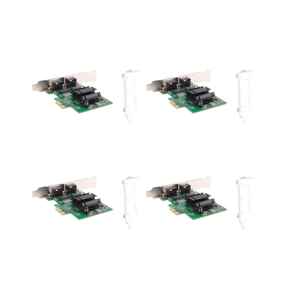 4X 2-Port Gigabit Pcie Network Card 1000M Dual Ports Pci Express Ethernet Adapter With 82571Eb Lan Nic Card For Windows 4713458238197