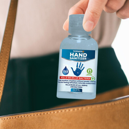 Termin8 Anti-Bacterial Hand Sanitiser Gel ,20pk 2