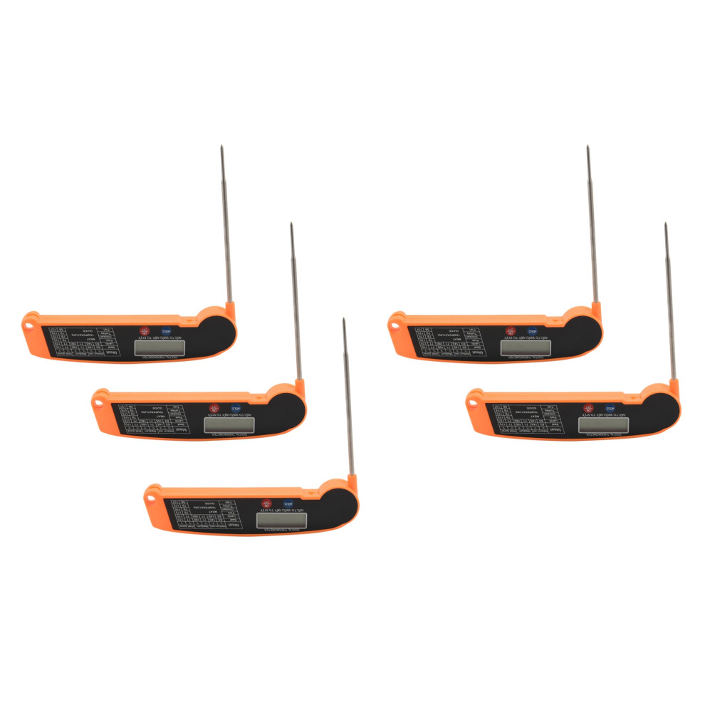 5X Digital Instant Read Meat Thermometer with Highly Accurate Temperature Probe, Electric Cooking Thermometer