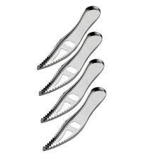 4piece fish cleaning set including fish scaler and bottle opener for restaurants and fish lovers, easy to clean and.