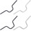 Solid aluminum alloy, folding handlebar for long distances 120 mm, silver 5