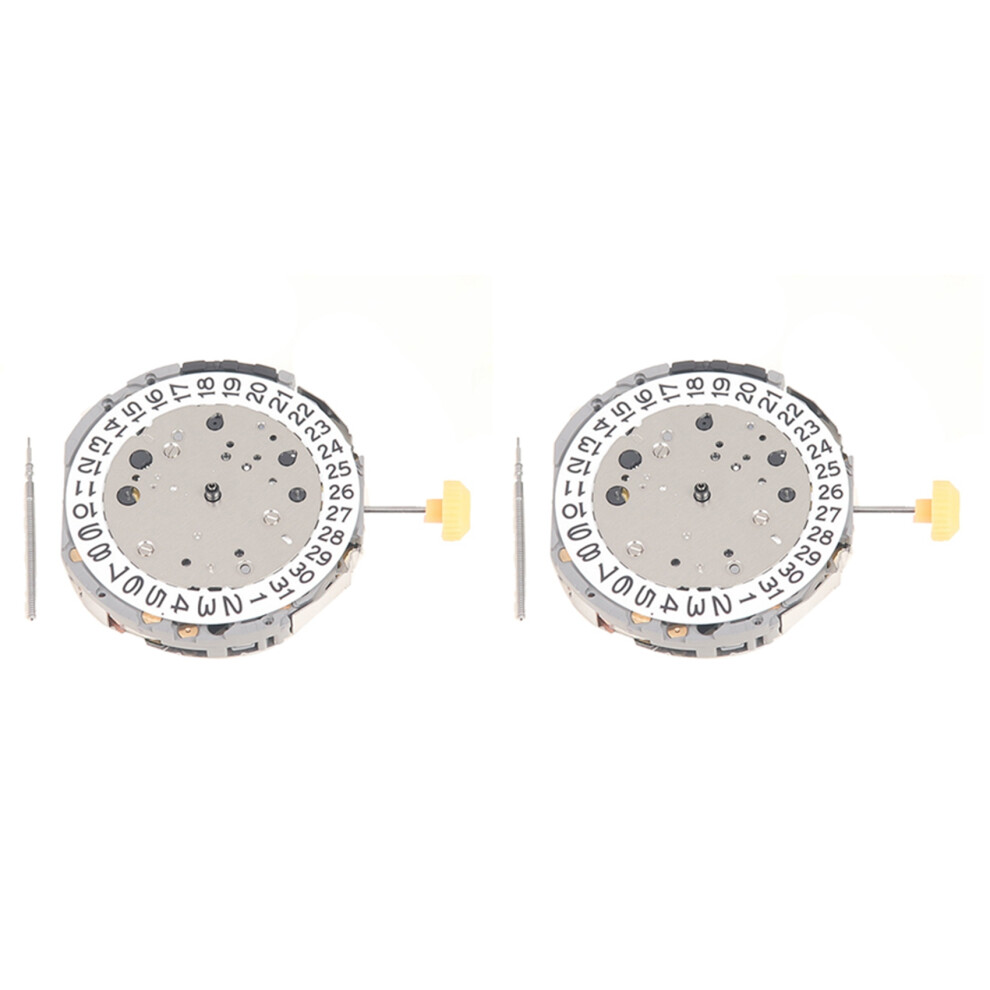 2X Js25 Quartz Watch Movement Replacement For Miyota Js25 Movement Accessories Watch Repair Tool Parts 4712560037544
