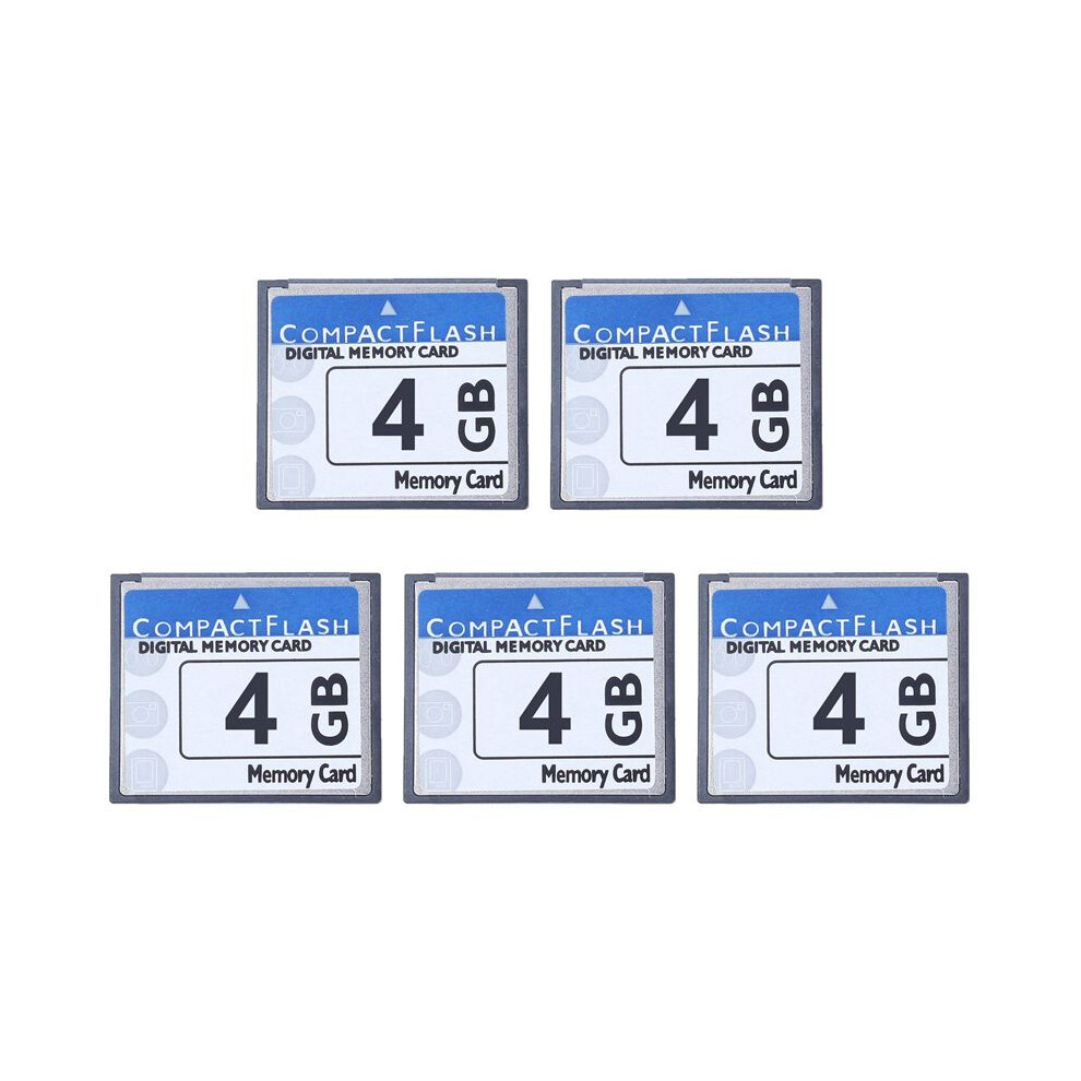 5X Professional 4Gb Compact Flash Memory Card For Camera, Advertising Machine, Industrial Computer Card 4713982424813
