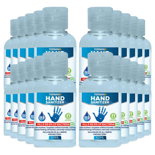 Termin8 Anti-Bacterial Hand Sanitiser Gel ,20pk