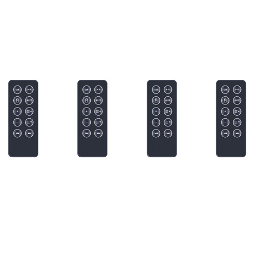 4X New Remote Control Replacement for Bose Sounddock 10 SD10 Bluetooth-Compatible Speaker Digital Music System