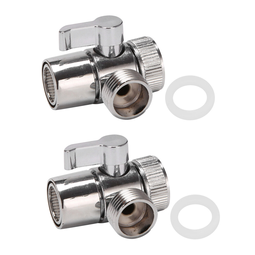 3X Faucet Valve Diverter Sink Valve Water Tap Faucet Splitter Adapter Home Bathroom Kitchen Diverter 4713624854824