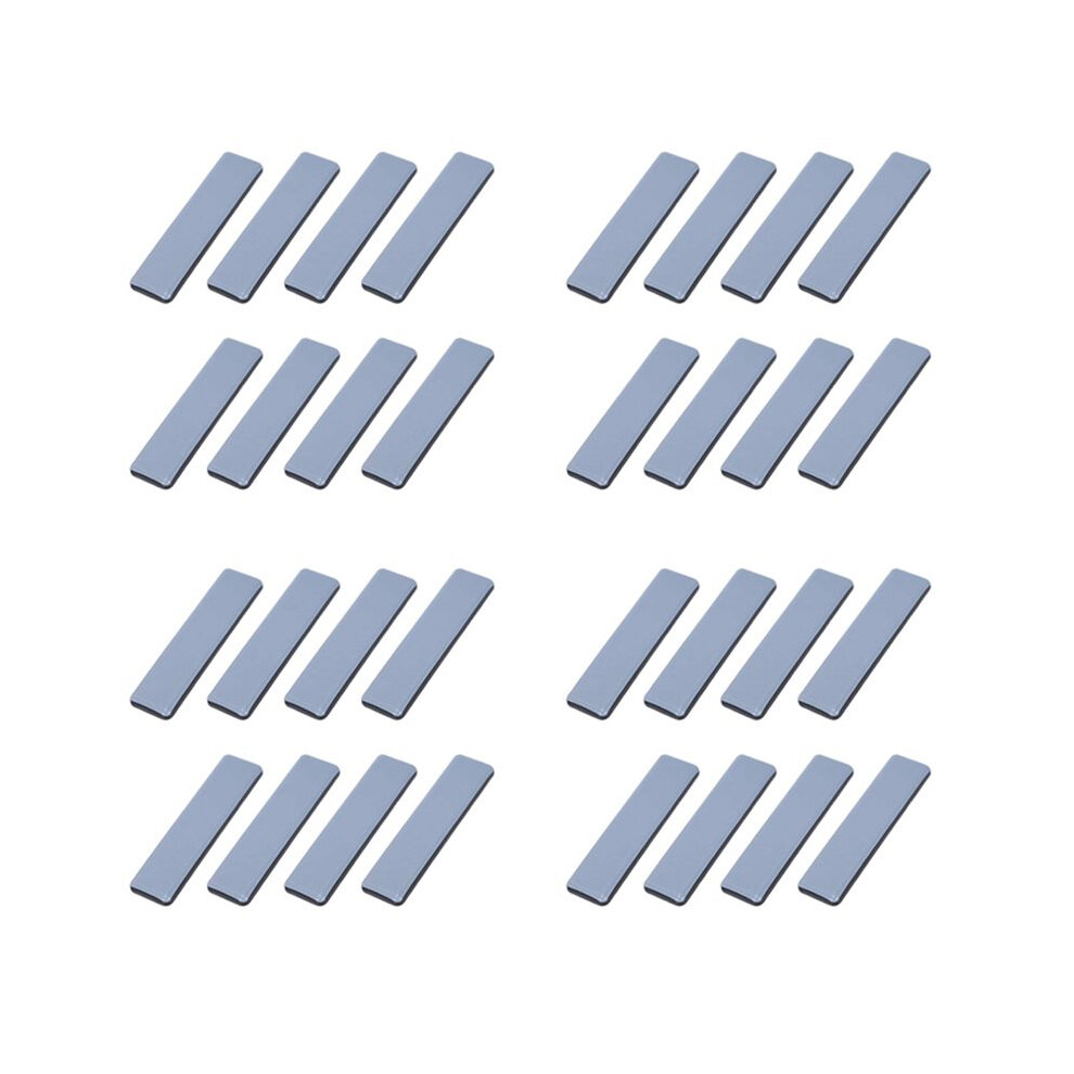 32Pc Furniture Glides Rectangle Furniture Sliders 25 X 100Mm Self Adhesive Furniture Moving Sliders For Floor Protector 6132623559017