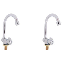 2X Caravan Boat 360 Degree Rotation Copper Basin Faucet Folding Cold Water Faucet Tap Kitchen Bathroom