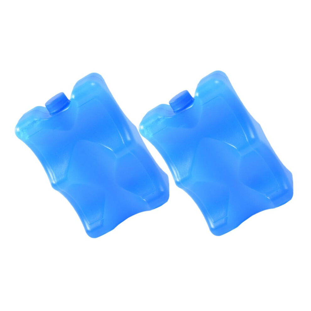 2pcs Breastmilk Storage Reusable Ice Packs Bottle Ice Packs Milk Storage Bags Cooler for Breastmilk Easy to Carry for Travel Work