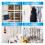 24 Pcs Plastic Hooks Self Adhesive, Sticky Hooks Removable Wall Hooks,Stick  Hooks for Hanging Coat Cloth Towel 7