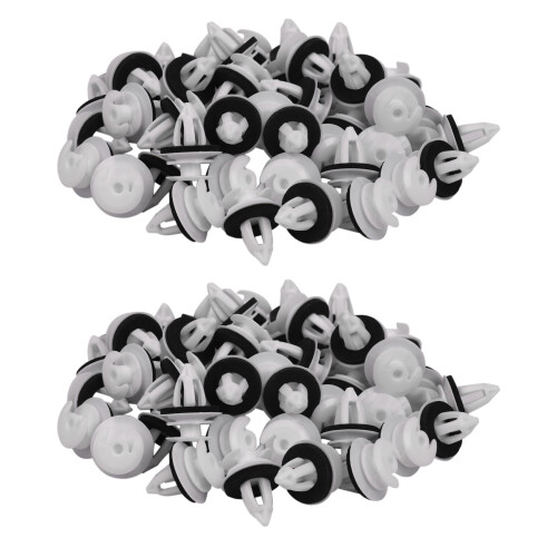 100Pcs Door Panel Clips with Seal Ring for  E34 E36 E38 E39 E46 X5 M3 M5 Z3