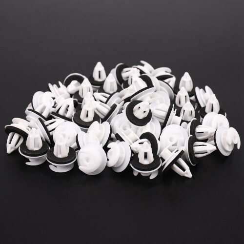 100Pcs Door Panel Clips with Seal Ring for  E34 E36 E38 E39 E46 X5 M3 M5 Z3 1
