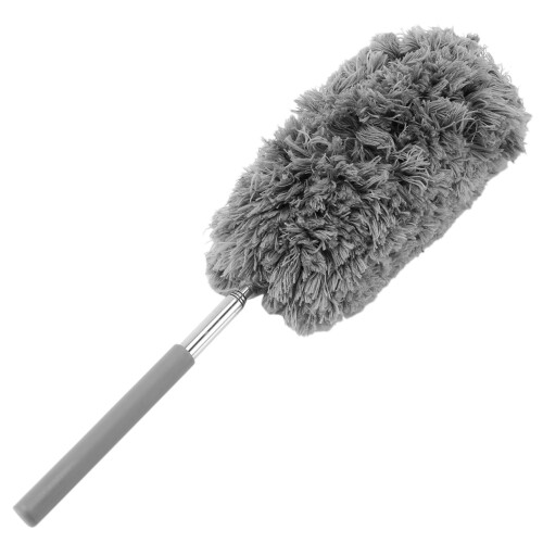 2X Microfiber Dusting Retractable Household Cleaner Feather Duster Car Sweeper From the Dust Brush 1