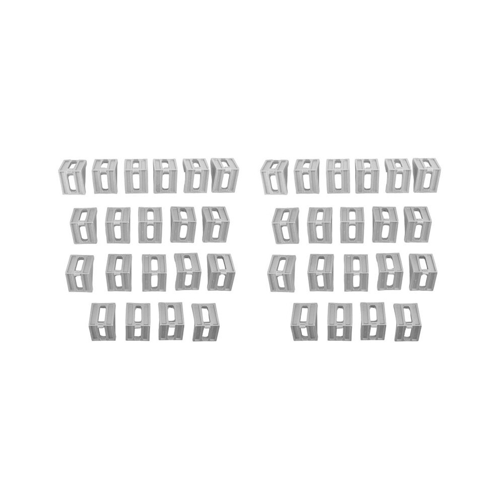 40Pcs 4040 Aluminum Corner Brackets Corner Fitting Angle 40 X 35 Connector Fastener For 4040 Industrial Aluminum Profile 4711120439804