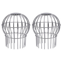 2X Drain Outdoor Roof Anti - Blocking Line Cap Round Net Cover Drainage Floor Line Leak Gutter Guard Filter-75