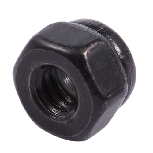 M2 Zinc Plated Nylock Nylon Insert Hex Lock Nuts Black 100Pcs 2
