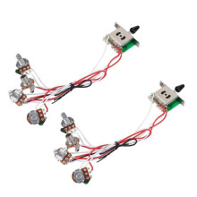 2X Pots for Strat Guitar PreWired 1 Volume 2 Tone Control 5 Way 3-500K Pot