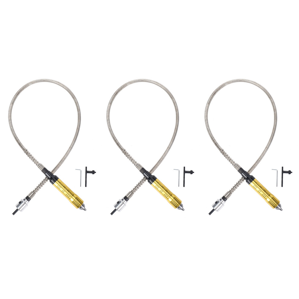 3X Rotary Grinder Tool Flexible Flex Shaft Fits + 0.3-6.5Mm Handpiece For Dremel Style Electric Drill Rotary Tool 4713822039818